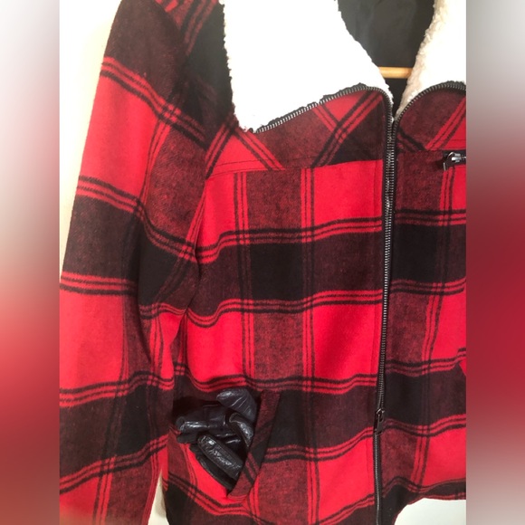 Buffalo Plaid Moto jacket Maurices NWOT - Picture 12 of 12